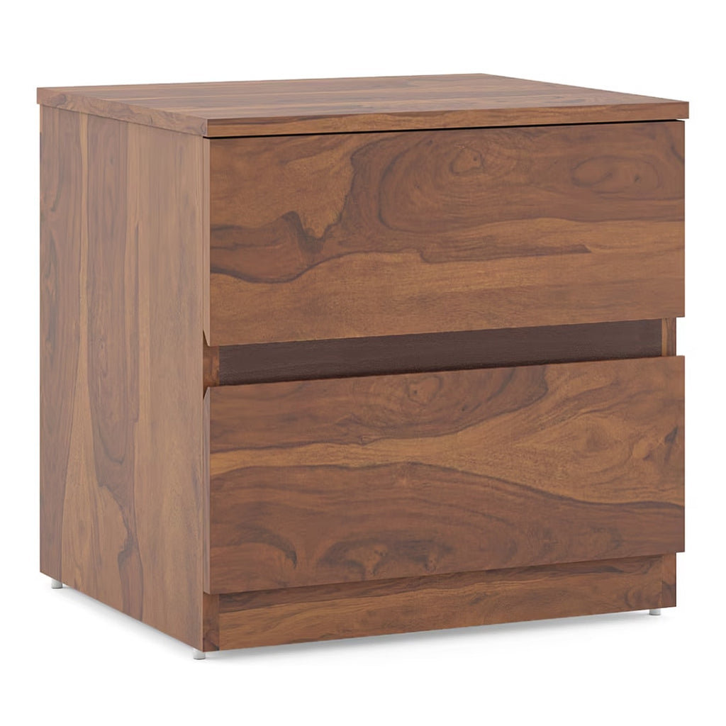 Rodrigues Bedside in Sheesham Paper Finish - Marwar Craft & Furniture