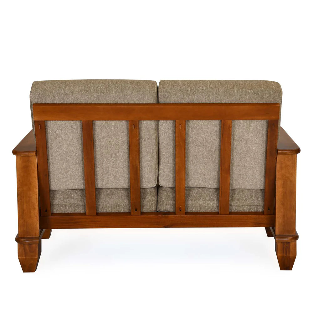 The Heritage Wooden Armchair – Premium Single Seater Sofa Lounge Chair with Solid Timber Frame