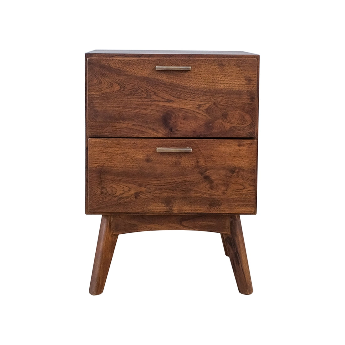 FireSolid Wood  Bedside Table in Provincial Teal Finish - Marwar Craft & Furniture