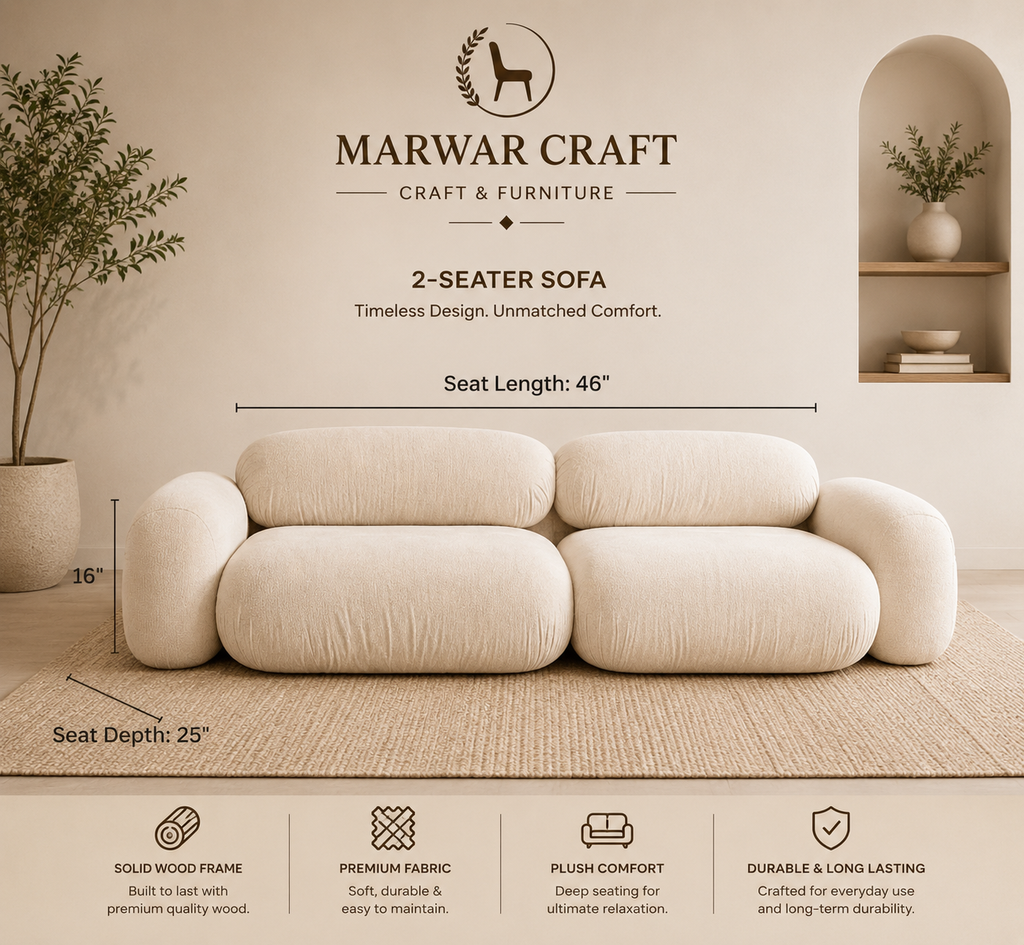 The Meadow Sage Sofa Set – Premium Linen 3-Piece Living Room Suite with Solid Wood Legs