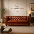 The Meadow Arc Curved Sofa – Premium Sage Green Bouclé Organic Modern Couch