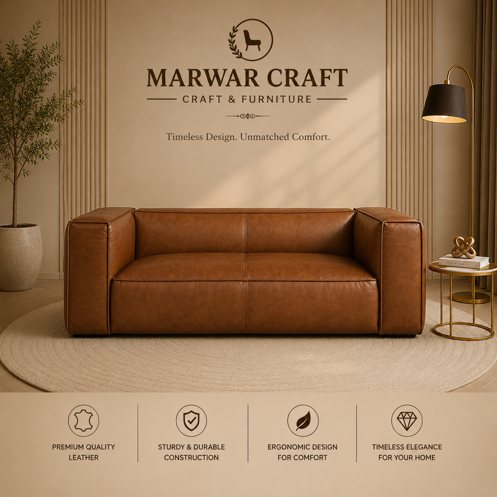 The Classic Lounge Accent Chair – Premium Cream Fabric Single-Seater Luxury Armchair