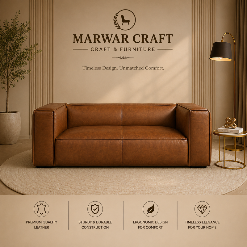 The Classic Lounge Accent Chair – Premium Cream Fabric Single-Seater Luxury Armchair