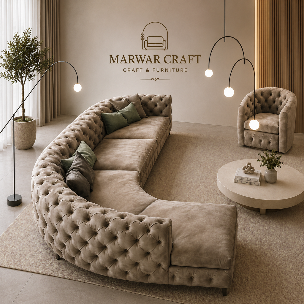 The Serene Chaise Lounge – Premium Dusty Pink Bouclé Asymmetrical Daybed
