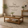 Claire Coffee Table Finish - Amber Walnut - Marwar Craft & Furiniture