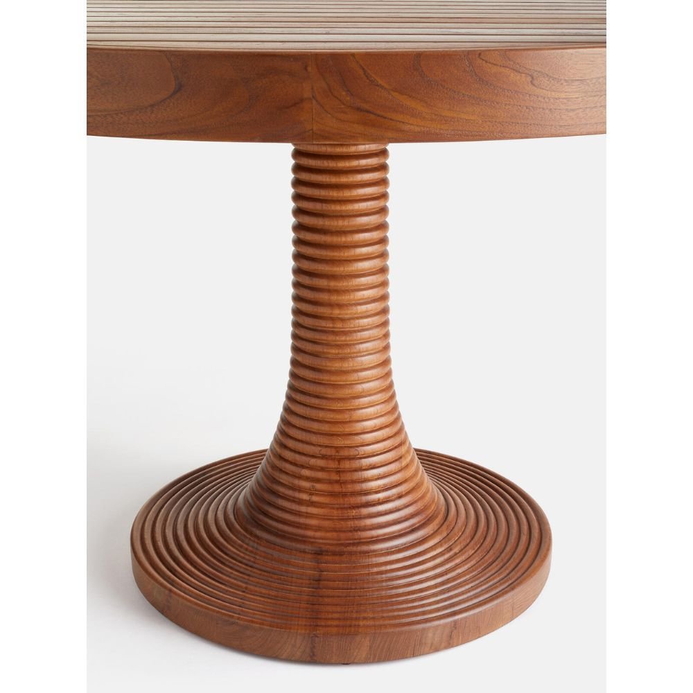 Acacia Solid Wood Carved Coffee Table India – Marwar Craft & Furniture
