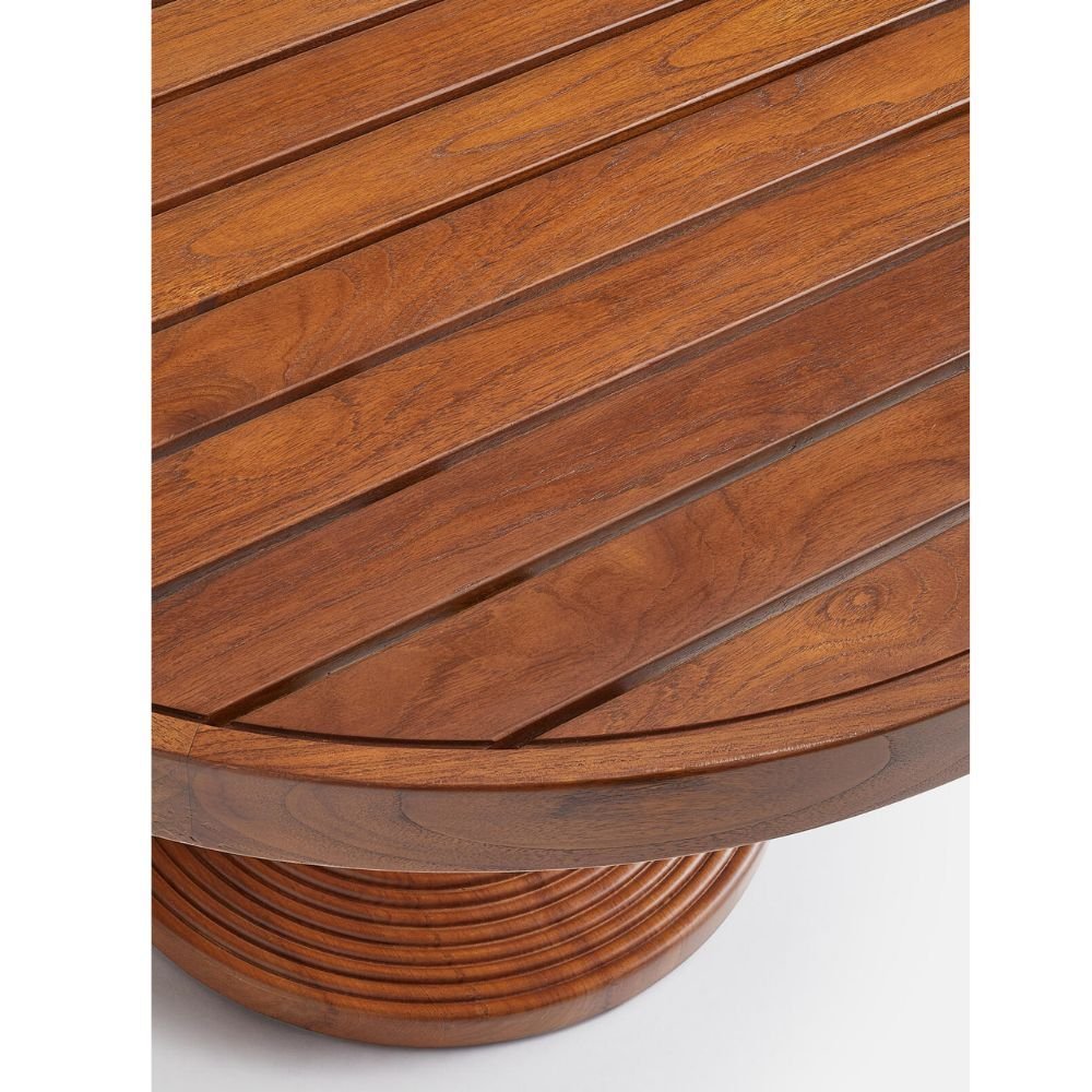 Acacia Solid Wood Carved Coffee Table India – Marwar Craft & Furniture
