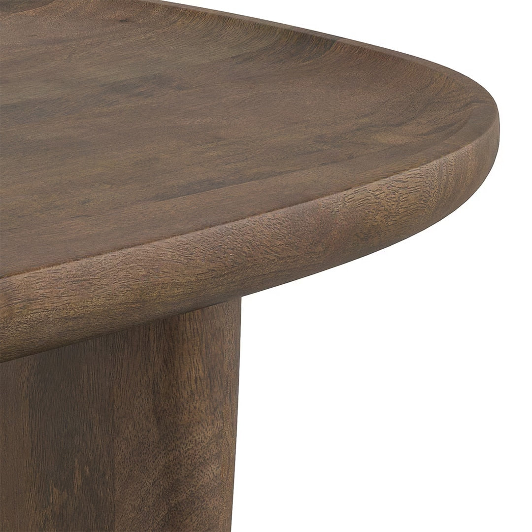 Kaya Solid Wood Coffee Table In Danish Walnut Finish - Marwar Craft & Furiniture