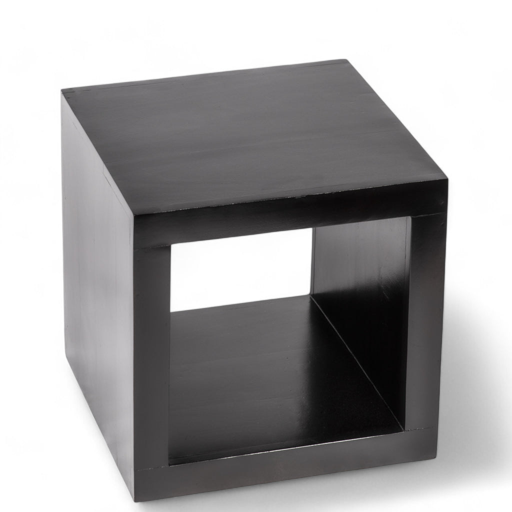 Bedside Table - Dark Walnut Finish - Marwar Craft & Furniture