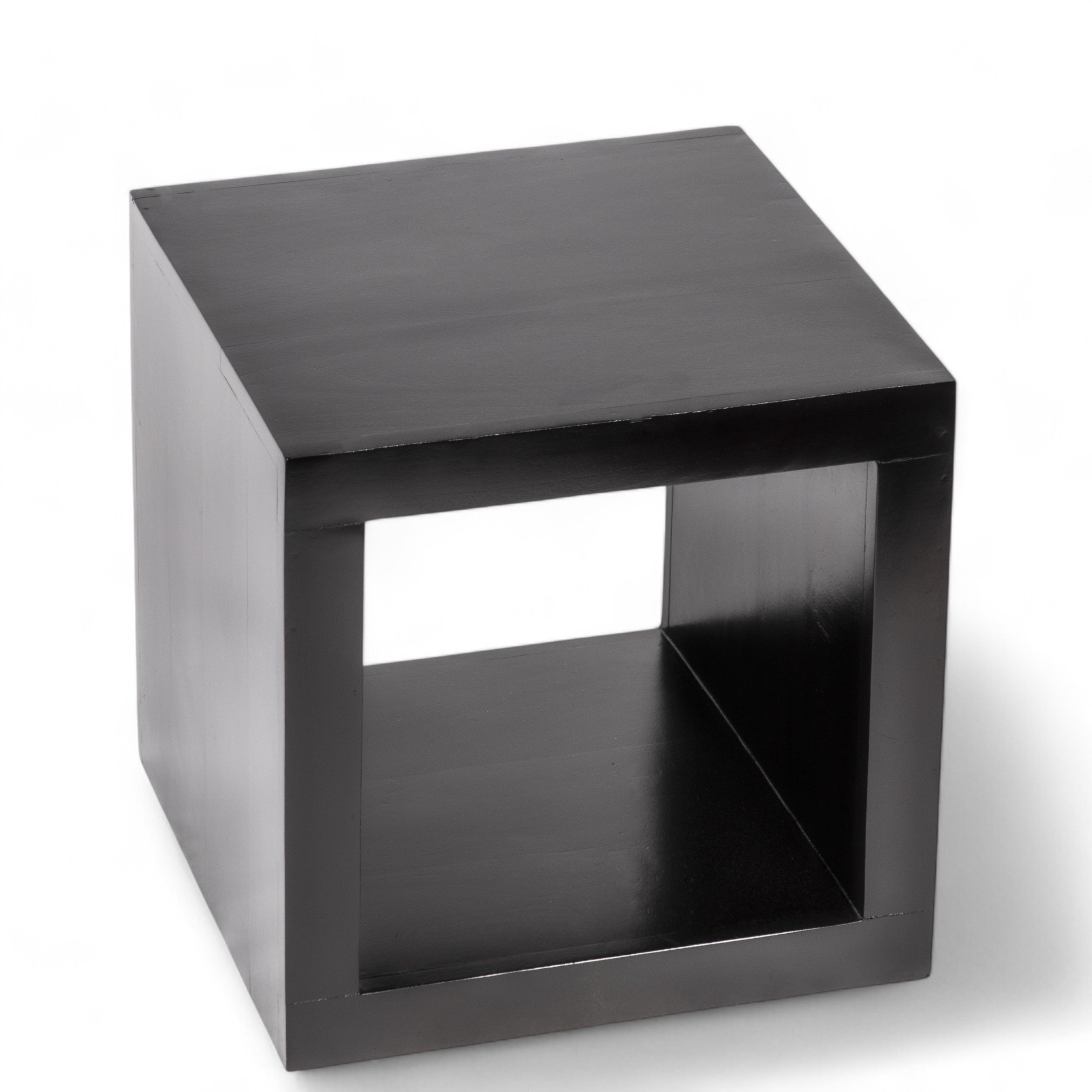 Bedside Table - Dark Walnut Finish - Marwar Craft & Furniture